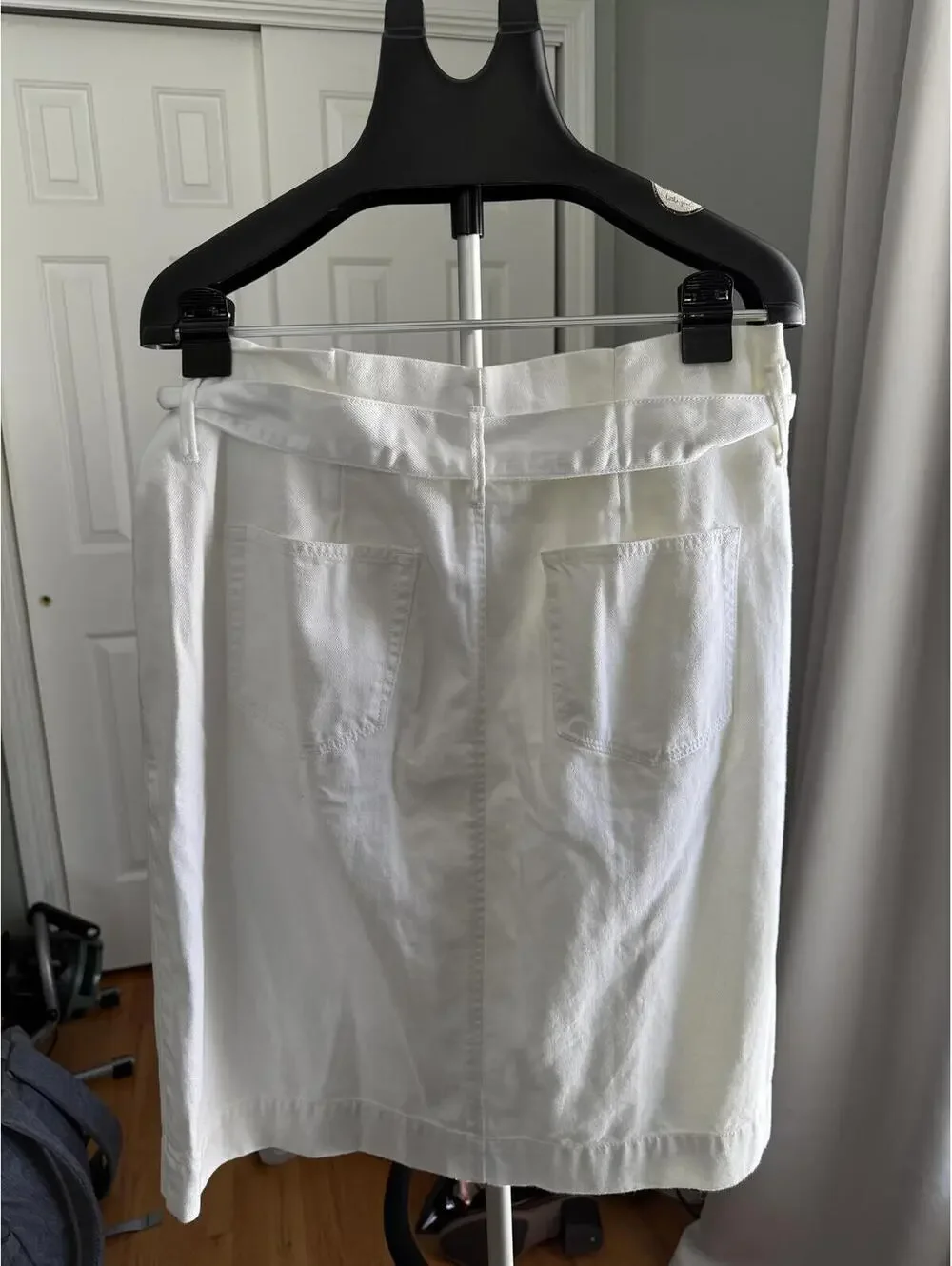 Ann Taylor High Waisted Midi Skirt Minimalist Coastal Granddaughter Quiet Luxury